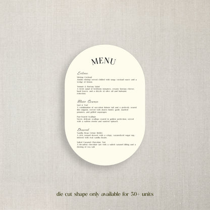 Kaylie - Menu