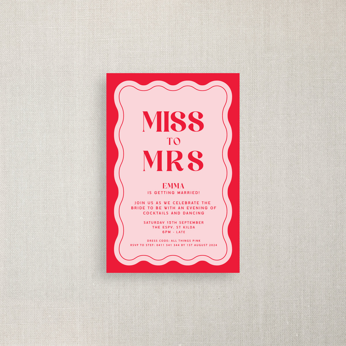 Miss to Mrs - Hens Party