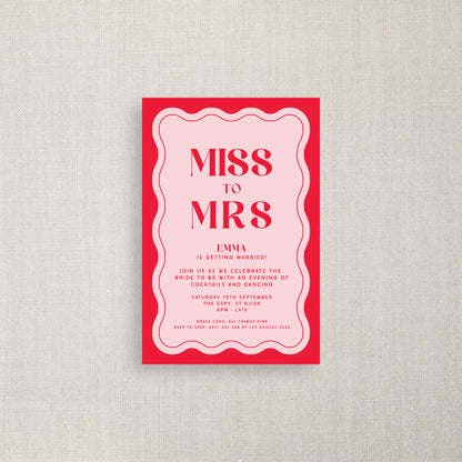 Miss to Mrs - Hens Party