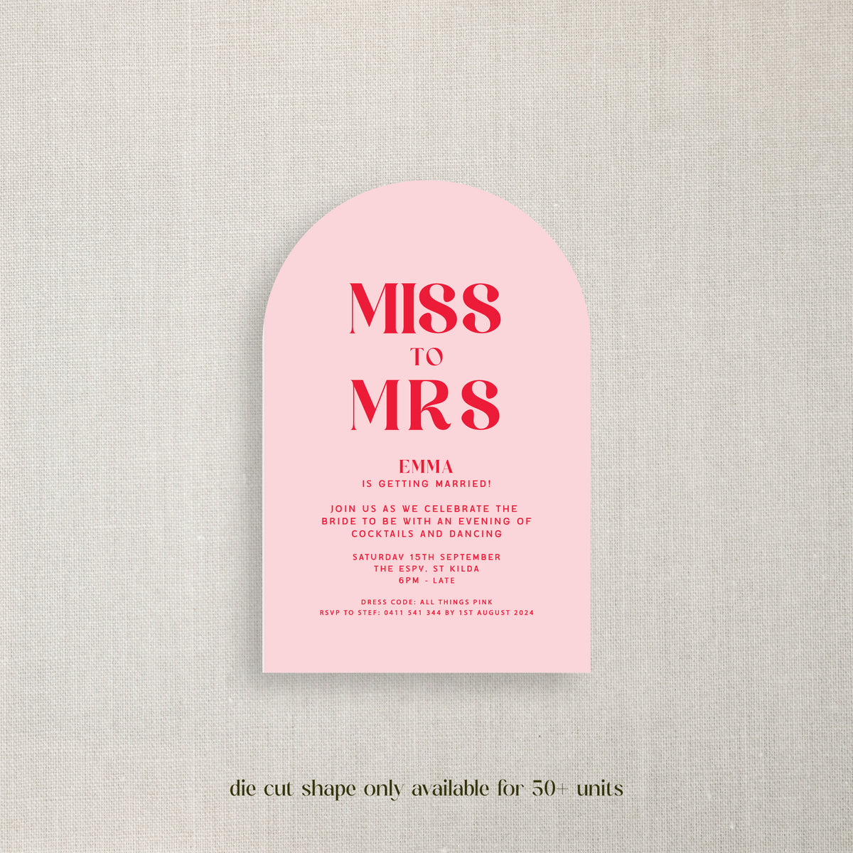 Miss to Mrs - Hens Party