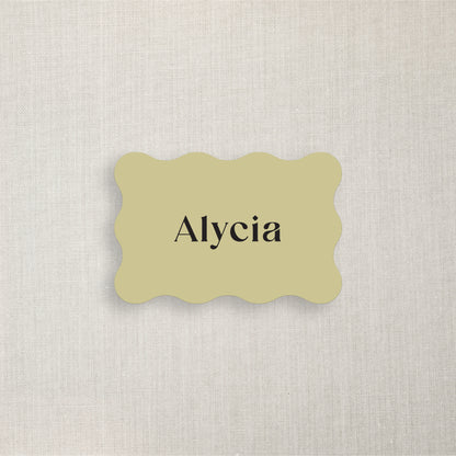 Alycia - Name Place Card