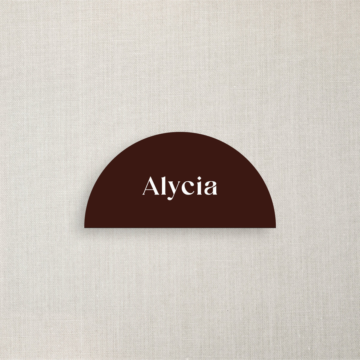 Alycia - Name Place Card