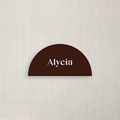 Alycia - Name Place Card