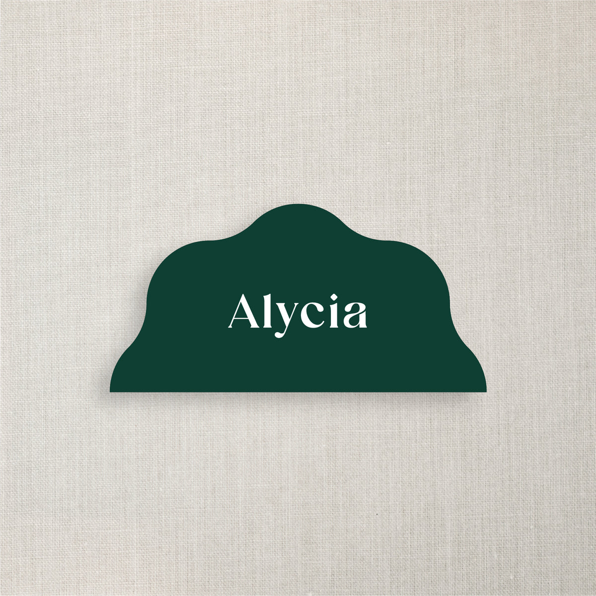 Alycia - Name Place Card