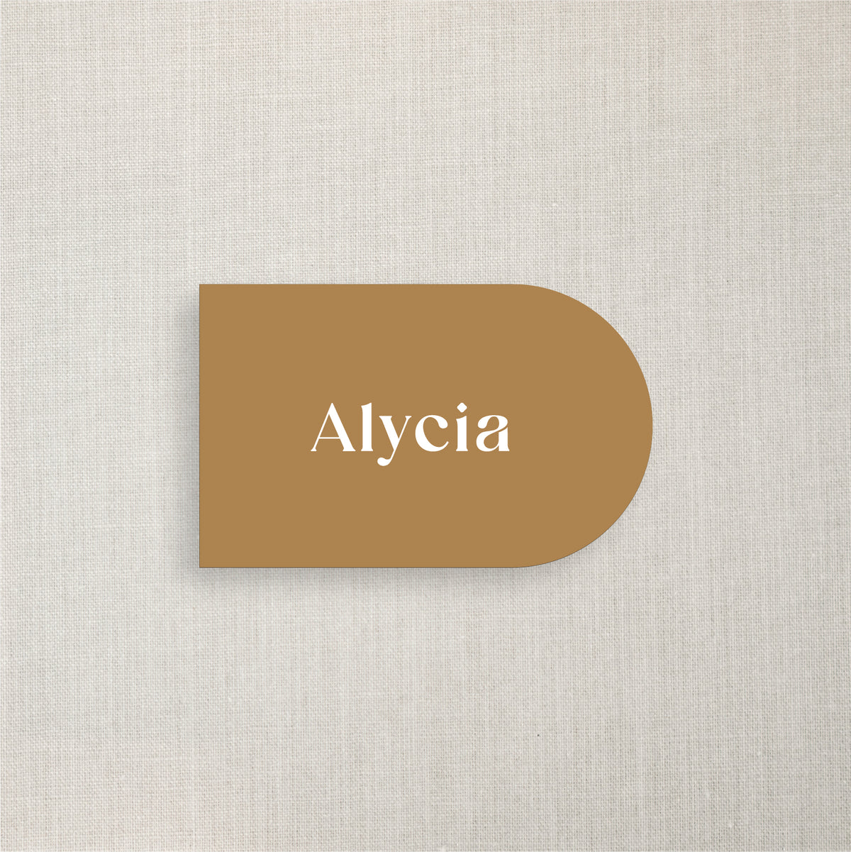 Alycia - Name Place Card