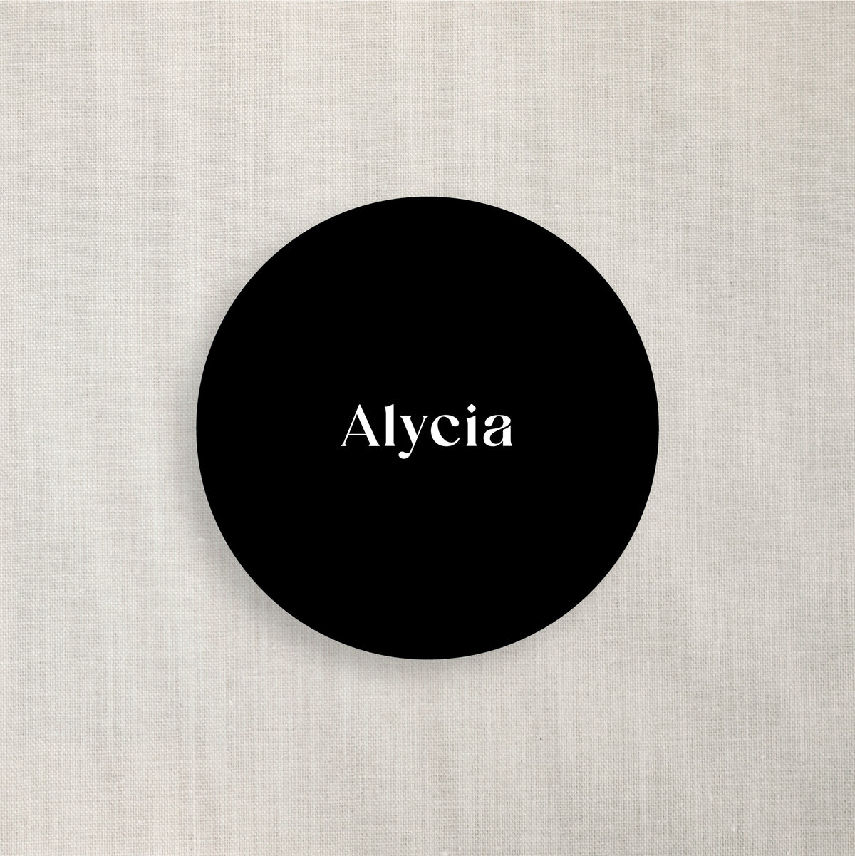Alycia - Name Place Card