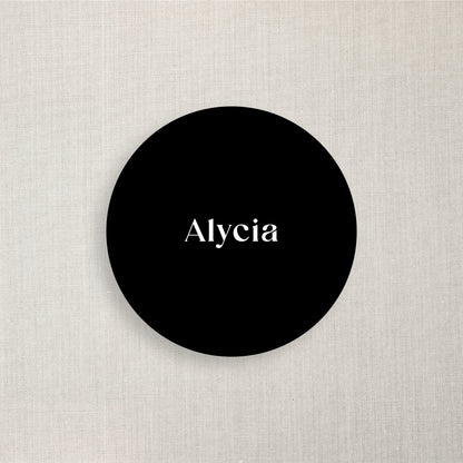 Alycia - Name Place Card