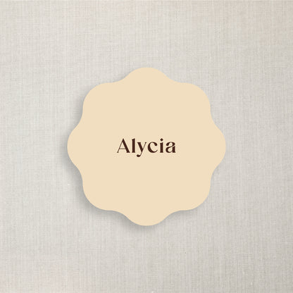 Alycia - Name Place Card