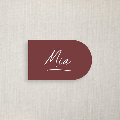 Mia - Name Place Card