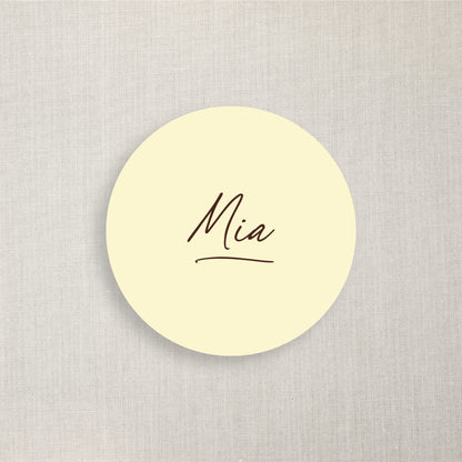 Mia - Name Place Card