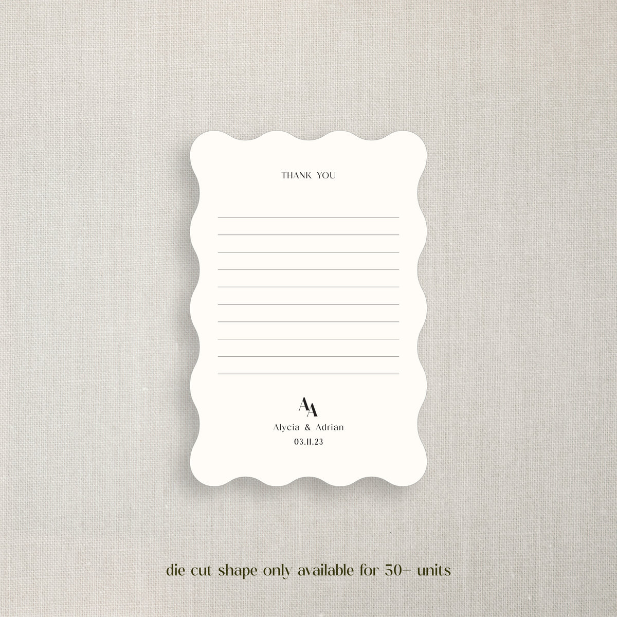 Notes - Thank You Card