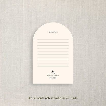 Notes - Thank You Card