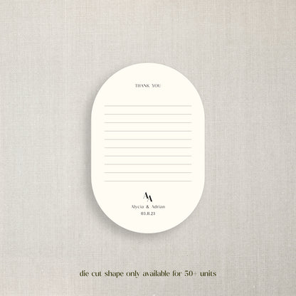 Notes - Thank You Card