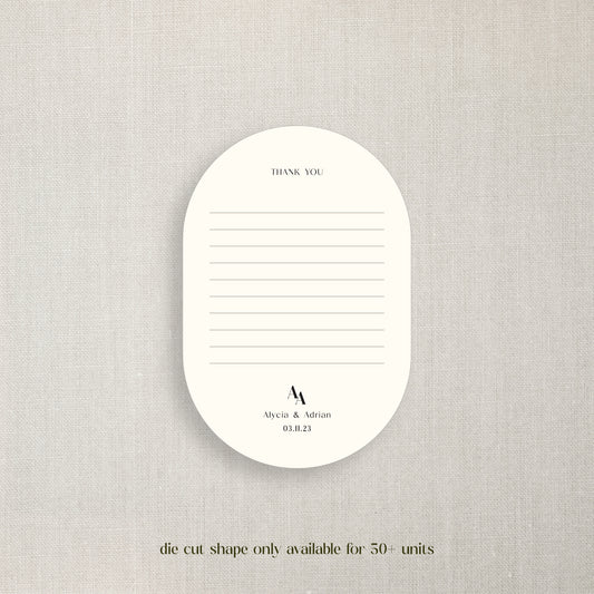 Notes - Thank You Card