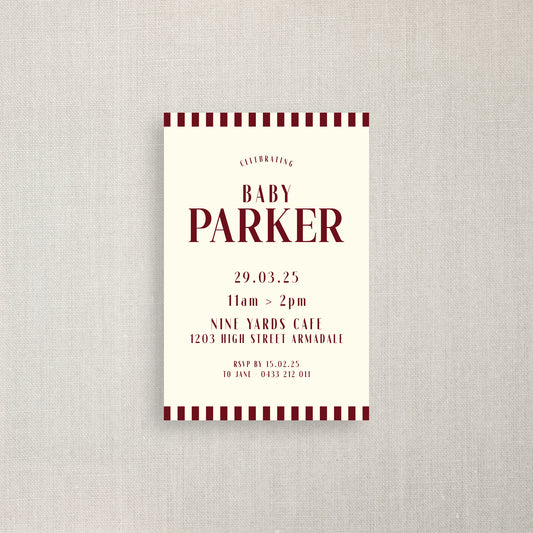 Parker - Baby Shower