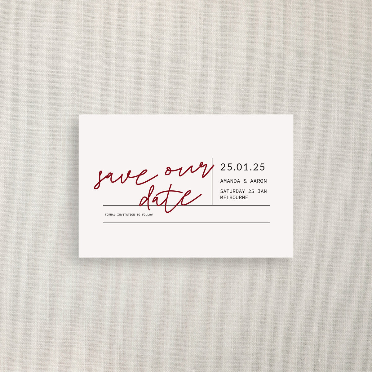 Postcard - Save The Date