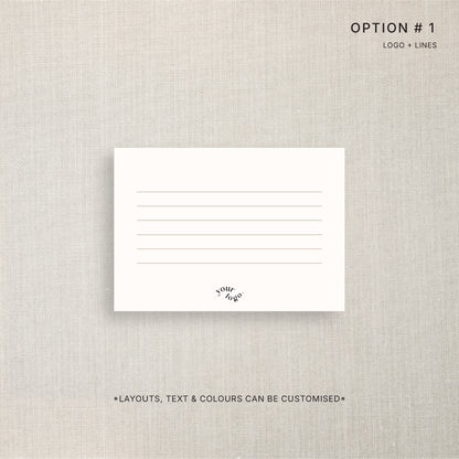 Deluxe Personalised Notes - Postcard