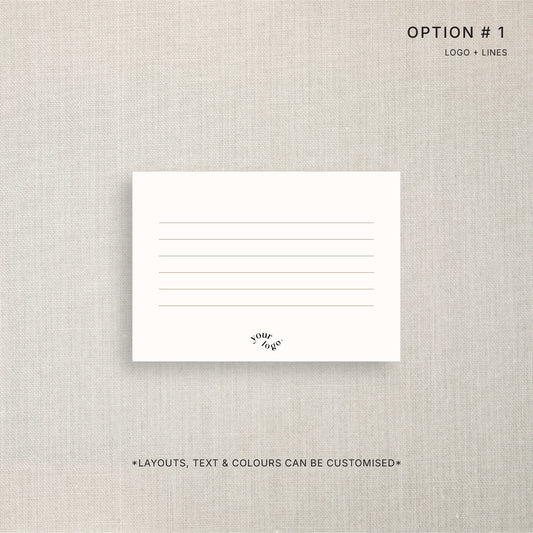 Deluxe Personalised Notes - Postcard