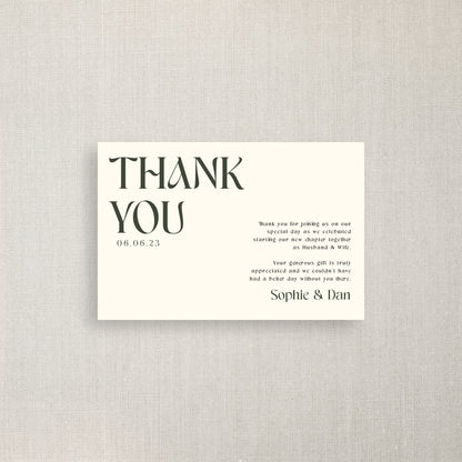 Sophie - Thank You Card