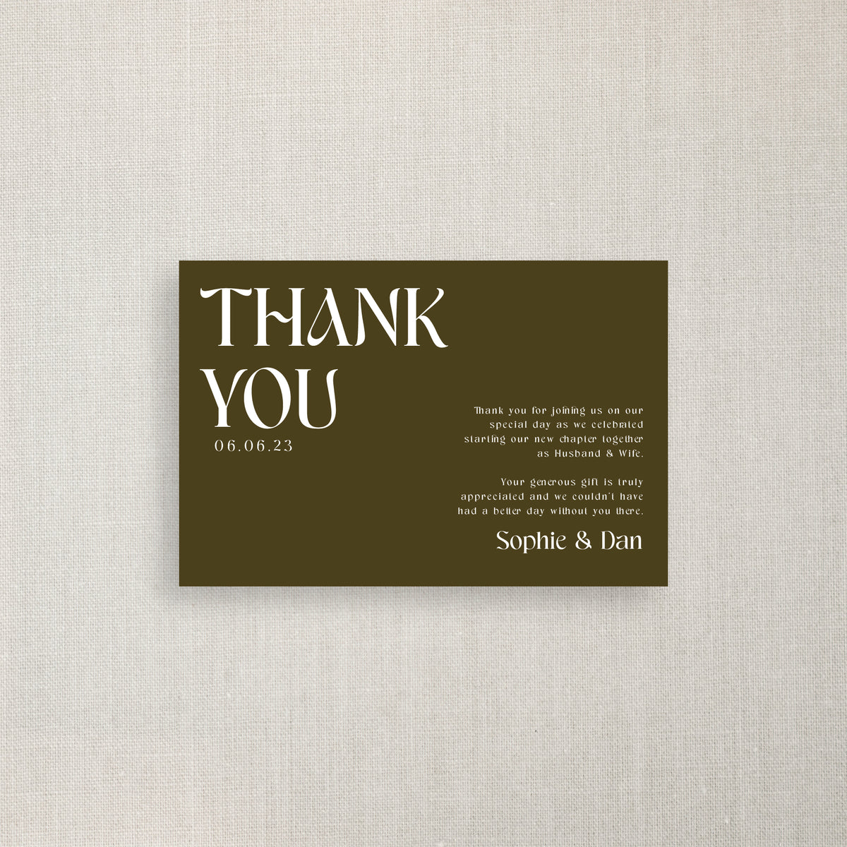 Sophie - Thank You Card