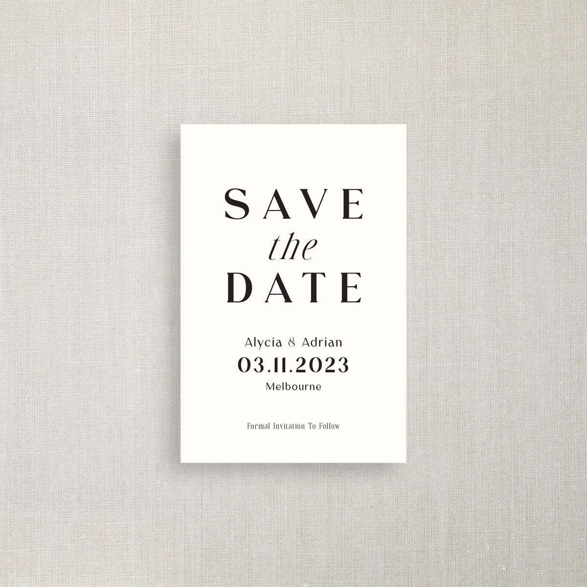 The Classic - Save The Date