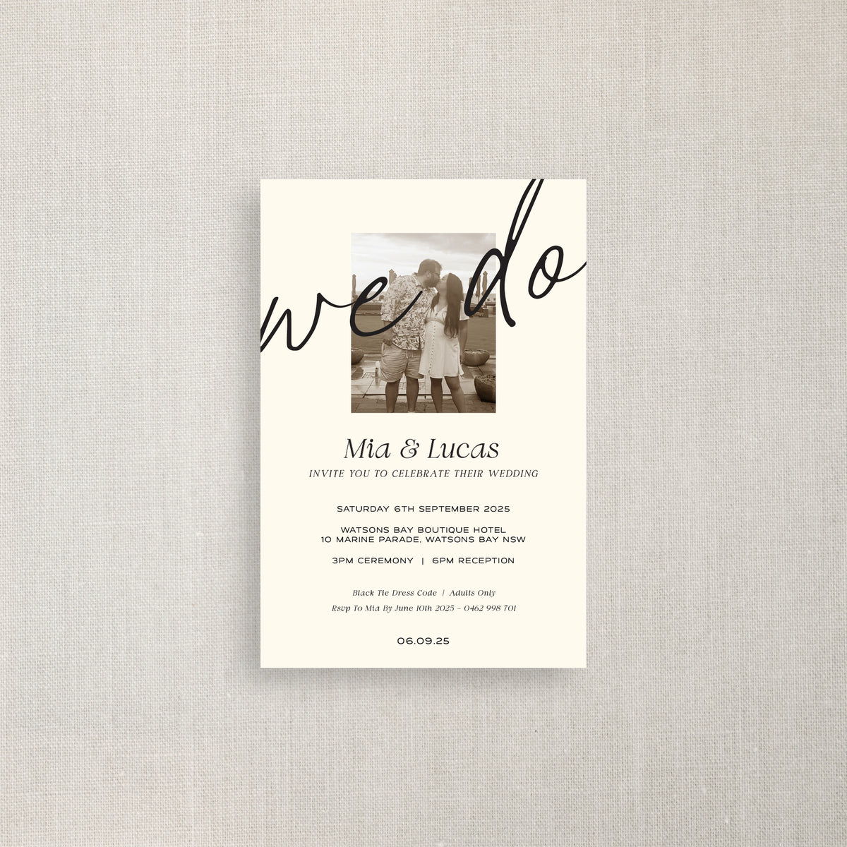 We Do - Wedding Invitation